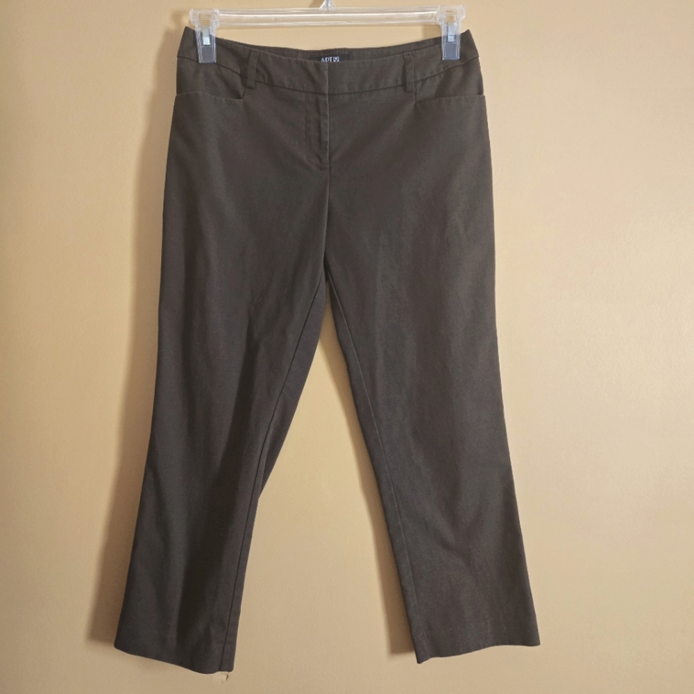Apt. 9 Dark Brown Crop Dress Pants, 2
